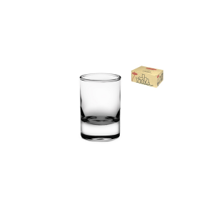 PASABAHCE Set 6 Bicchieri In Vetro Centra Liquore Arredo Tavola