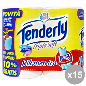 Set 15 TENDERLY * 4 TRiparazione LE Soft Carta Igienica Accessori per il bagno