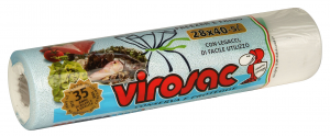 VIROSAC Freezer rot.28x40 pz. 300 - Avvolgenti e sacchetti alimenti