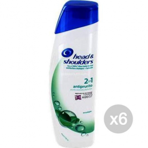 Set 6 HEAD & SHOULDERS 2In1 Antiprurito Shampoo For Cura E Trattamento Dei Capelli