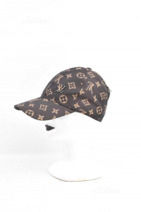 Cappello Imitazione Louis Vuitton Marrone E Biege