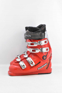 Ski Boots Salamon Red And Silver 294mm