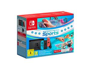 NINTENDO SWITCH CONSOLE 1.1 NEON BLUE/NEON RED + SWITCH SPORT
