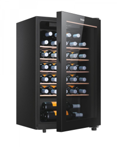 Haier ws30ga, cantinetta vino 30 bottiglie, ripiani in legno, luce led  interna