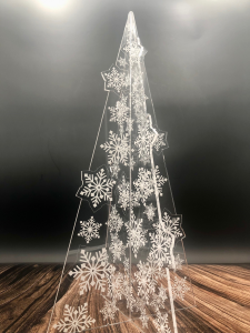 Albero di Natale in plexiglass H=50cm non luminoso
