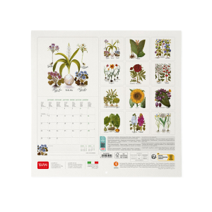 Legami Calendario da Parete 2024  30 x 29 Cm Herbarium