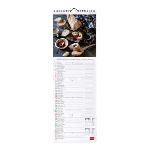 Legami Calendario da Parete 2024  16 x 49 Cm Kitchen 