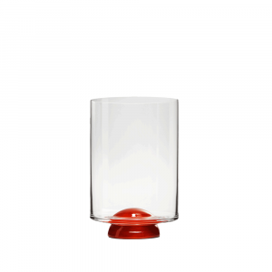 Dot Water Glass Red