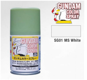 GUNDAM COLOR SPRAY - MS Bianco Semilucido - SG01