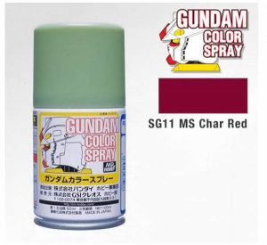 GUNDAM COLOR SPRAY - MS Char Rosso Semilucido - SG11