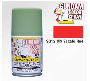 GUNDAM COLOR SPRAY - MS Sazabi Rosso Semilucido - SG12
