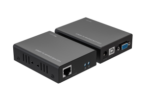 Kit TX-RX Extender VGA e USB,UTP a 300MT, 1080p@60Hz,Loopout