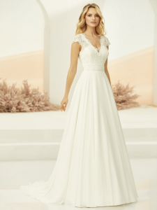 Abito sposa scivolato in chiffon., Favole