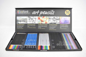 Kit Matite Colorate Colorè Art Pencilps 50 Pezzi