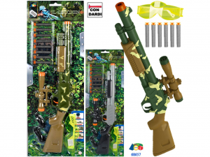 Set fucile militare il cecchino con dardi modelli assortiti