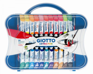 Giotto Tempera Extra in tubetto 12 ml Scatola 24 pz Colori assortiti