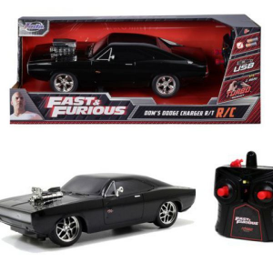 Fast & Furious - RC Dodge Charger del 1970 Scala 1:16 Due Canali, Frequenza 2,4 GHz, Funzione Turbo