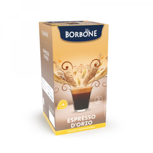 18 Cialde Compostabili, Espresso d'Orzo, ESE 44mm, Caffè Borbone
