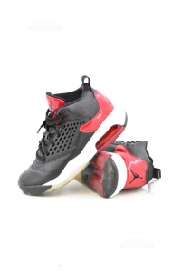 Scarpe Uomo Nike Jordan Nere E Rosse N 43