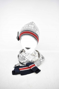 Cappello+sciarpa Dolce E Gabbana 8 Anni