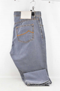 Pantaloni Uomo Jacob Cohen Tg 34 Effetto Jeans