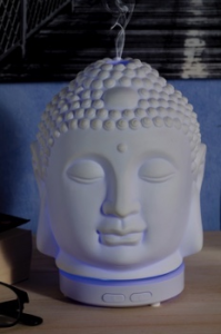Diffusore elettrico di fragranza con LED RGB mod. testa di Buddha