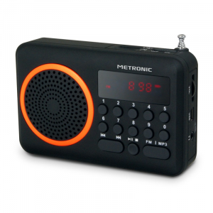 Radio Portatile USB-SD Arancio