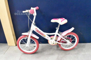 Bike Baby Girl Unicorn White Pink