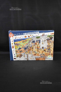 Puzzle Djeco Observation & Poster 100 Pezzi Nuovo