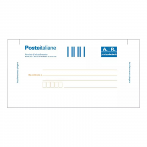 Edipro  E0622/1  100 Cartoline Di Ritorno Raccomandate Con Adesivo Removibile