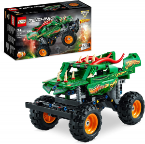  LEGO 42149 Technic Monster Jam Dragon, Set Monster Truck 2 In 1 Con Pull-Back