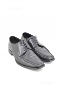 Shoes Man Black Size 42 In Pele By Typ Quadra