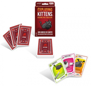 Exploding kittens edizione per 2 giocatori