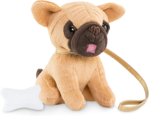  Corolle - Dog Set di Cane guinzaglio e Osso per Bambola
