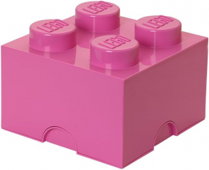 Lego Storage Box 2x2 Pink 