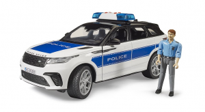 Bruder Range Rover Velar Auto della polizia con poliziotto