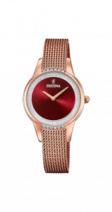Festina orologio donna in acciaio rosè con maglia milano F20496/1