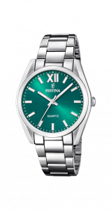 Festina orologio donna in acciaio con quadrante verde F20622/C