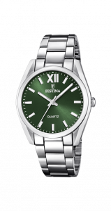 Festina orologio donna in acciaio con quadrante verde F20622/4