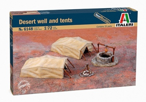 Pozzo e tenda del deserto
