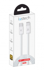 Lostech Premium cavo USB C / Lightning 3m