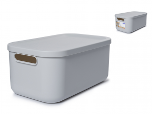 Rotho Box con coperchio Albula bianco cm 39,5x23,5xh17,5