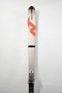 Ski Nordisch Gel Fahrer Grau Rot 185 Cm Mit Bindungen