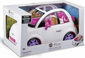 Grandi Giochi Fiat 500 Auto Veicoli Per Fashion Doll Colore Bianco +3 Anni