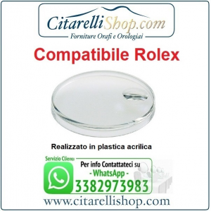 VETRO RLX CYCLOP 116 Adatto per Rolex 1655 - 16750 - 16753