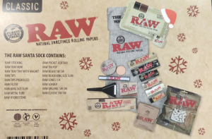 Raw Santa Sock 