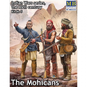 Serie guerre indiane, The Mohicans - kit 5 scala 1-35