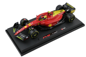 Scuderia Ferrari F1-75 # 55 Carlos Sainz Italian GP 2022 Giallo Modena Special Edition - 1/18 Burago
