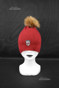 Cap Wintery Mini Red Size.3 With Cashmere
