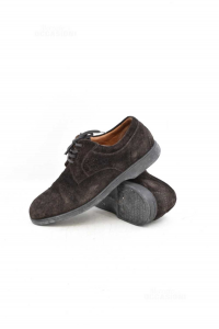 Shoes Man Felxby Brown Suede Size 42